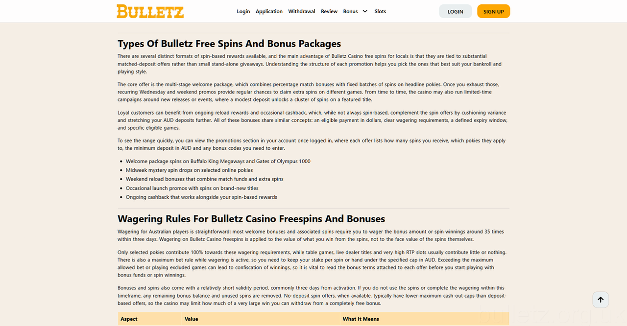 Bulletz Casino Casino
